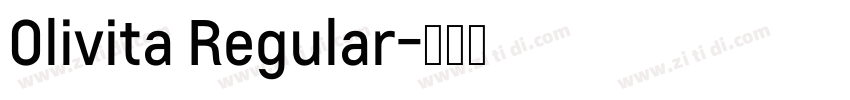 0livita Regular字体转换